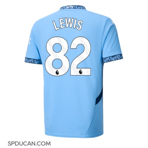 Muški Nogometni Dres Manchester City Rico Lewis #82 Domaci 2024-25 Kratak Rukav